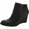 Lucky Brand Yimme Womens Suede Fashion Ankle Boots