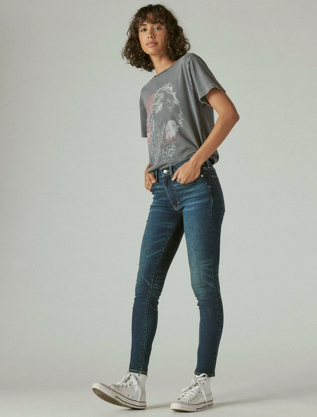 Lucky Brand Womens High Rise Bridgette Cozy Skinny 2 Lucky Brand Womens High Rise Bridgette Cozy Skinny - Image 2