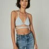 Lucky Brand Womens Striped Bra Top