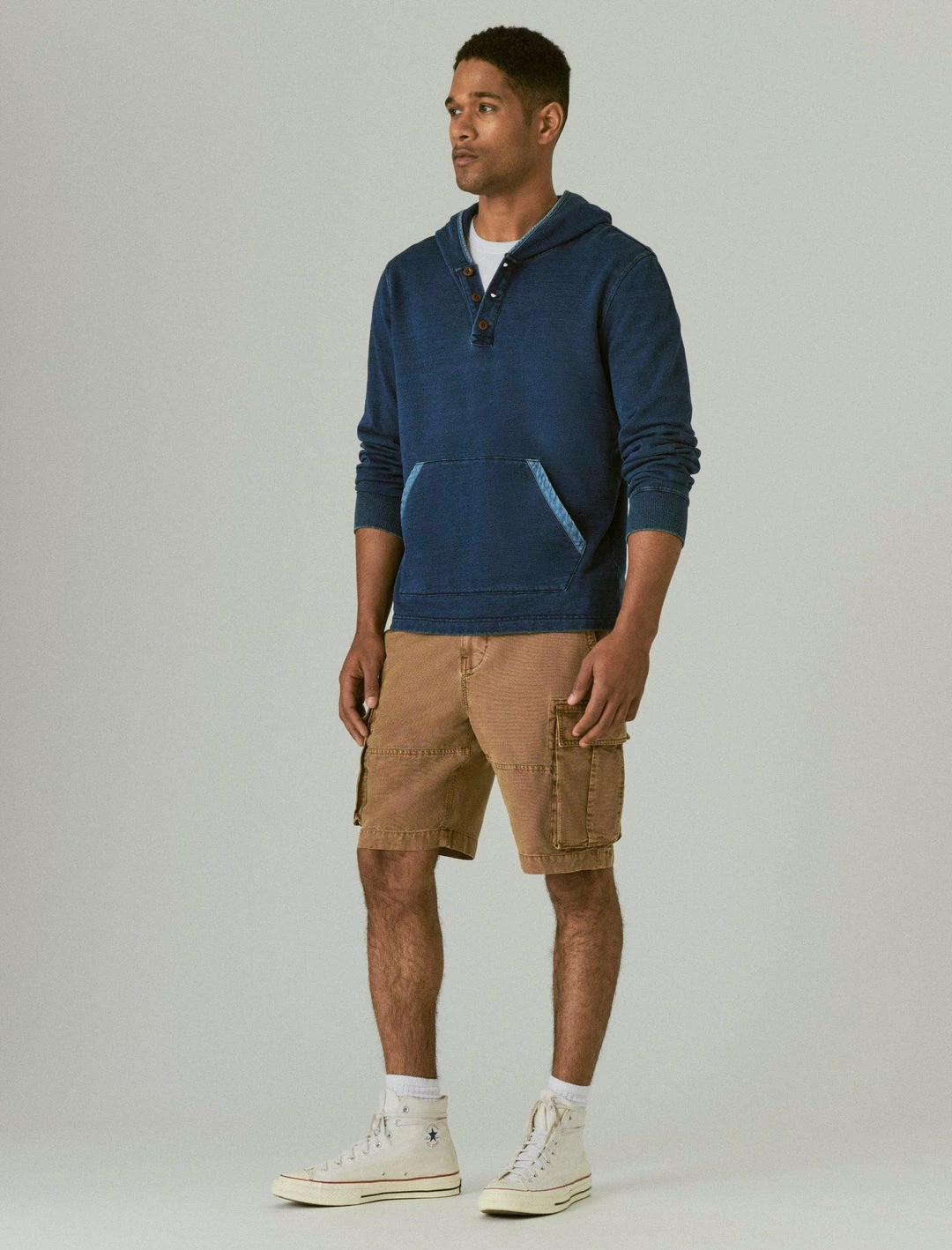 Lucky Brand Mens 9" Canvas Cargo Short 3 Lucky Brand Mens 9" Canvas Cargo Short - Image 3