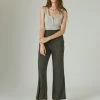 Lucky Brand Womens Cloud Jersey Wide Leg Pant