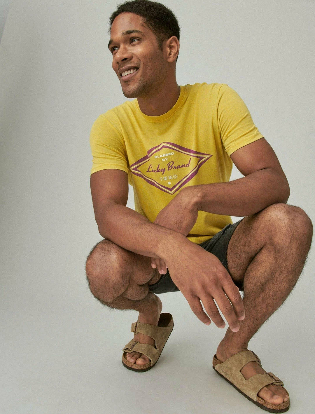 Lucky Brand Mens Lucky Surf Shape Graphic Tee 1 Lucky Brand Mens Lucky Surf Shape Graphic Tee