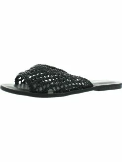 Lucky Brand Adolela Womens Woven Slip On Slide Sandals