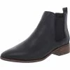 Lucky Brand Womens Leather Pointed Toe Ankle Boots