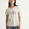Lucky Brand Womens Lucky Font Classic Tee