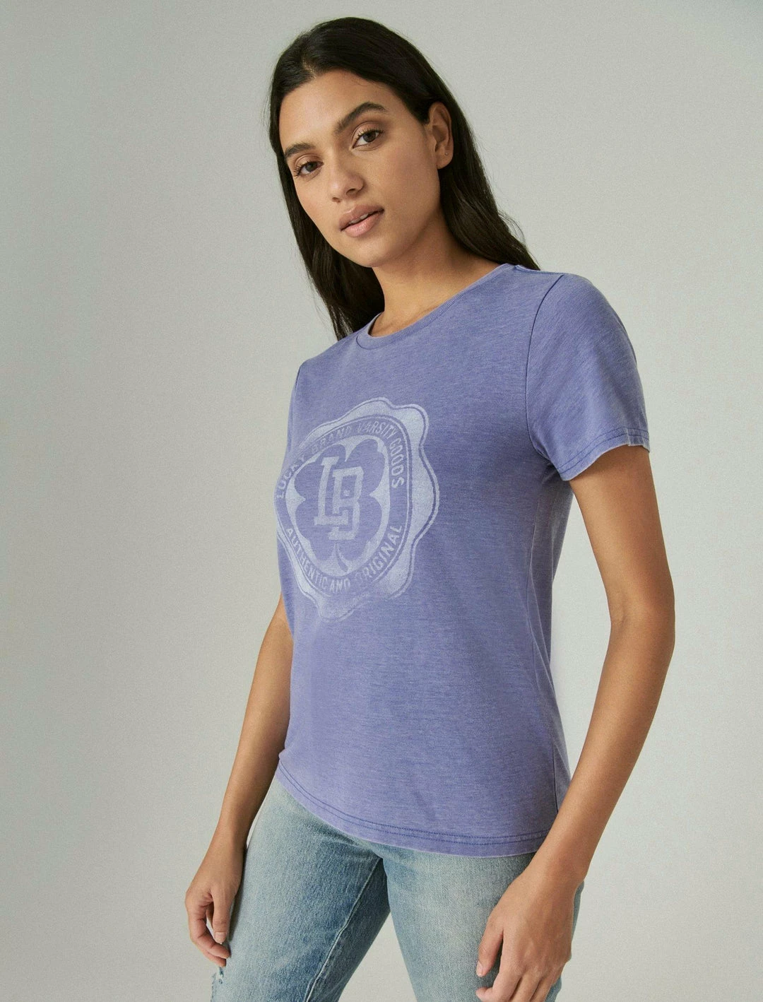Lucky Brand Womens Lucky Crest Classic Crew 3 Lucky Brand Womens Lucky Crest Classic Crew - Image 3