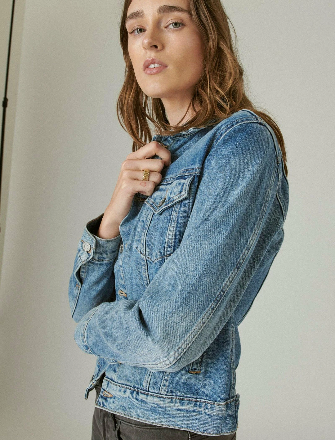 Lucky Brand Womens Tomboy Trucker 3 Lucky Brand Womens Tomboy Trucker - Image 3