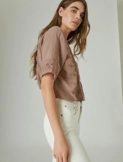 Lucky Brand Womens Lace Short Sleeve Top -Cheap Lucky Brand Store 65b21611c09940ff89000c4366fa6338 f687d591 53e5 4d07 888b c73788d5cb20 1080x