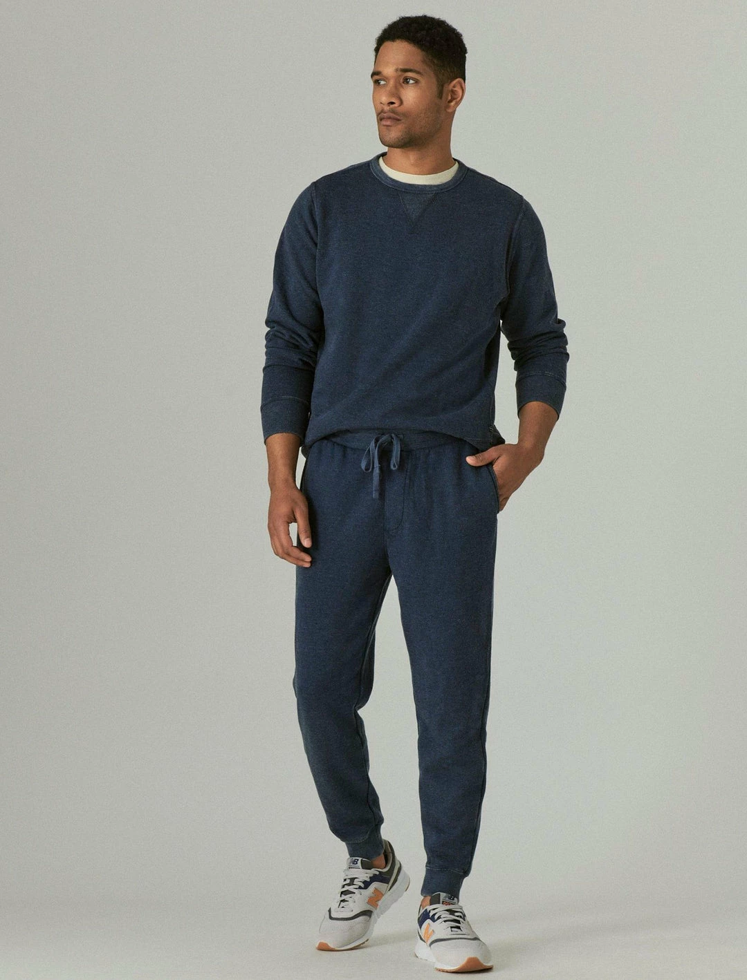 Lucky Brand Mens Venice Burnout Fleece Jogger 5 Lucky Brand Mens Venice Burnout Fleece Jogger - Image 5