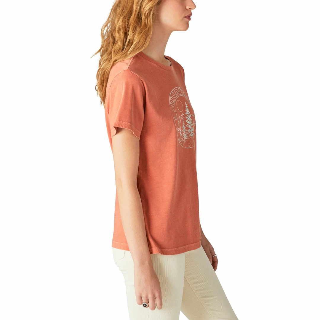 Lucky Brand Womens Mountain Mama Classic Crew Tee 3 Lucky Brand Womens Mountain Mama Classic Crew Tee - Image 3