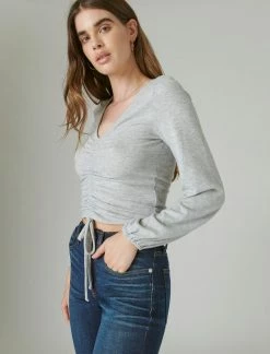 Lucky Brand Womens Cloud Jersey Ribbed Ruched Top -Cheap Lucky Brand Store 6d19e8a877e34ba0aa4588987d79352c e07513b9 9b94 4e2c a928 21fd5c5a4e3e 1080x