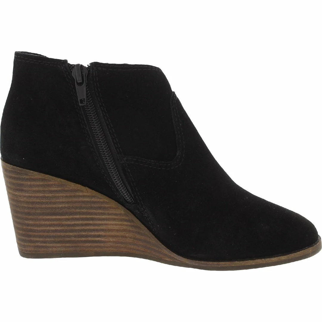 Lucky Brand Zollie Womens Suede Ankle Booties 2 Lucky Brand Zollie Womens Suede Ankle Booties - Image 2