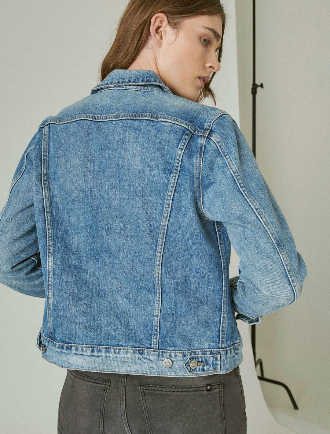 Lucky Brand Womens Tomboy Trucker 4 Lucky Brand Womens Tomboy Trucker - Image 4