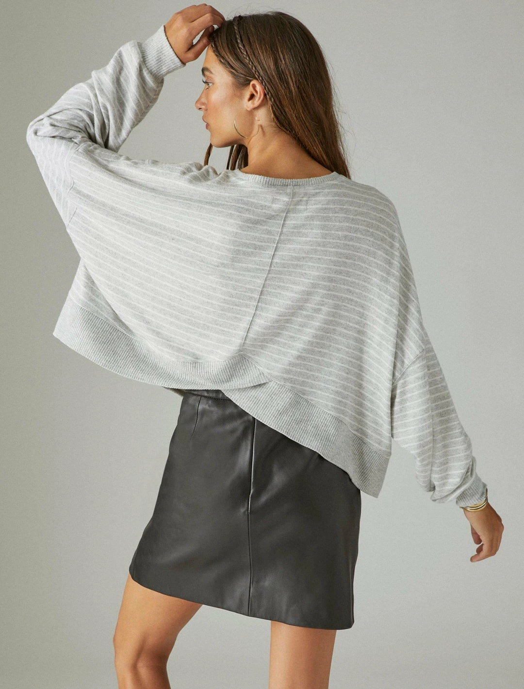 Lucky Brand Womens Cloud Jersey Exposed Seam Top 3 Lucky Brand Womens Cloud Jersey Exposed Seam Top - Image 3