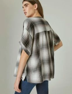 Lucky Brand Womens Plaid V Neck Popover -Cheap Lucky Brand Store 721dc7906584422684ea486a96910f78 1080x