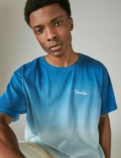 Lucky Brand Mens Fender Surf Graphic Tee