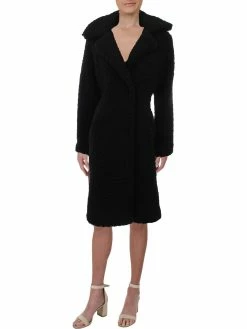 Lucky Brand Womens Winter Warm Faux Fur Coat