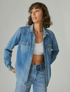 Lucky Brand Womens Lucky Legend Authentic Heritage Shirt