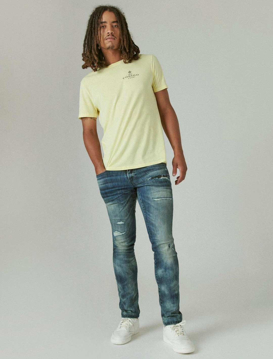 Lucky Brand Mens Codigo 1530 X Lucky Brand Hombre Old Fashoined Tee 3 Lucky Brand Mens Codigo 1530 X Lucky Brand Hombre Old Fashoined Tee - Image 3