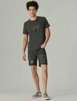 Lucky Brand Mens 9" Athletic Straight Short