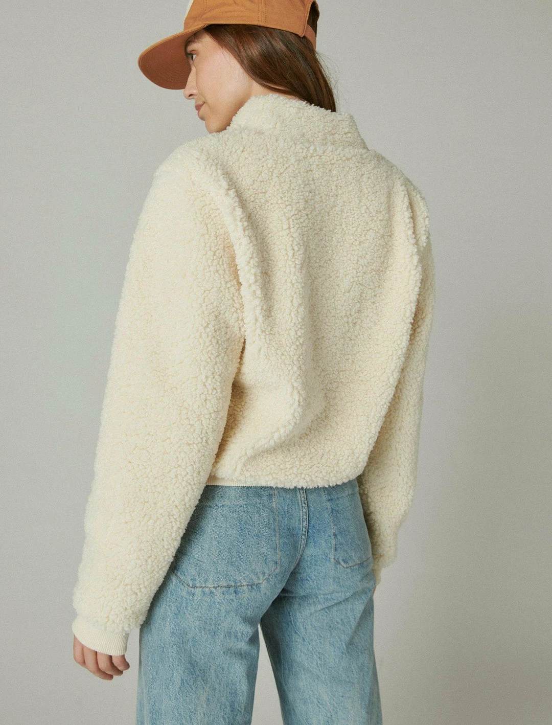 Lucky Brand Womens Hi-Pile Half Zip Pullover 5 Lucky Brand Womens Hi-Pile Half Zip Pullover - Image 5