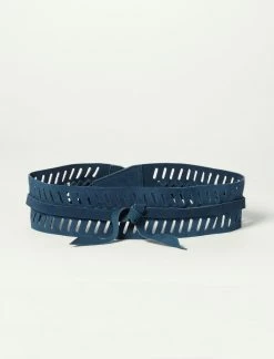 Lucky Brand Cut Out Leather Wrap Belt