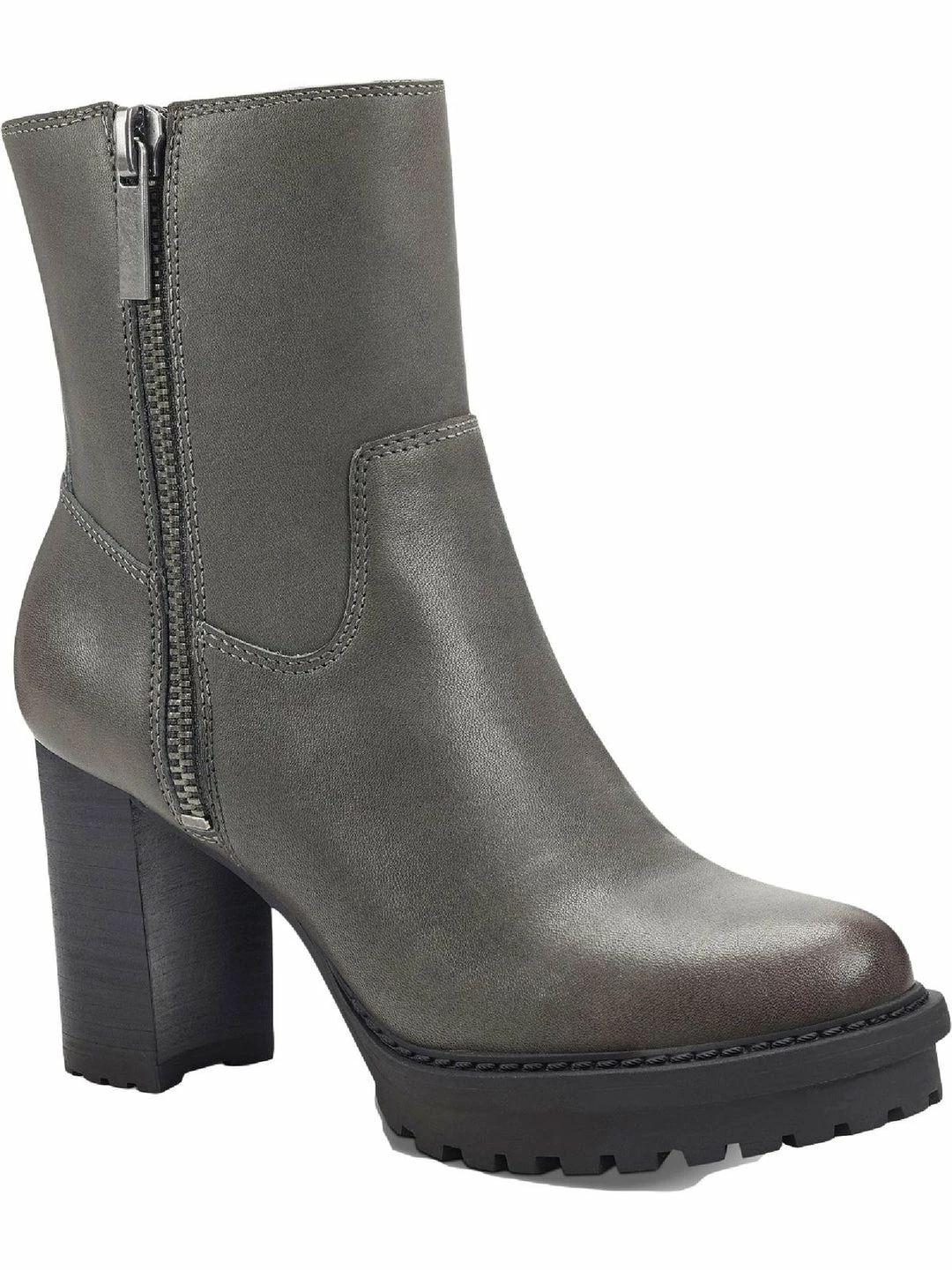 Lucky Brand Bajax Womens Leather Almond Toe Booties 1 Lucky Brand Bajax Womens Leather Almond Toe Booties
