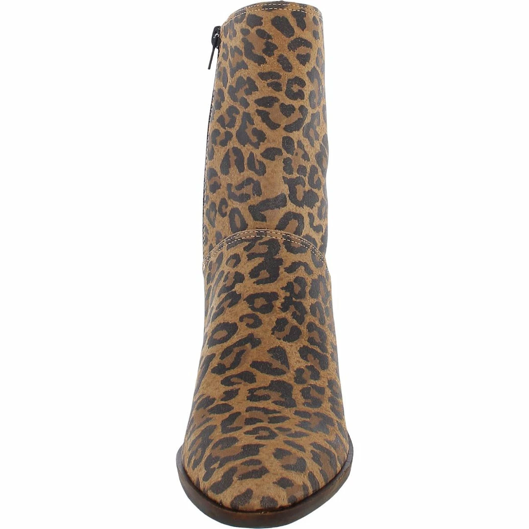Lucky Brand Womens Leather Animal Print Ankle Boots 3 Lucky Brand Womens Leather Animal Print Ankle Boots - Image 3