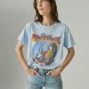Lucky Brand Womens Jimi Hendrix Boyfriend Tee