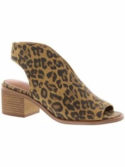 Lucky Brand Terif Womens Suede Slingback Dress Sandals