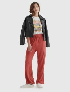 Lucky Brand Womens Cloud Jersey Rib Mix Pant