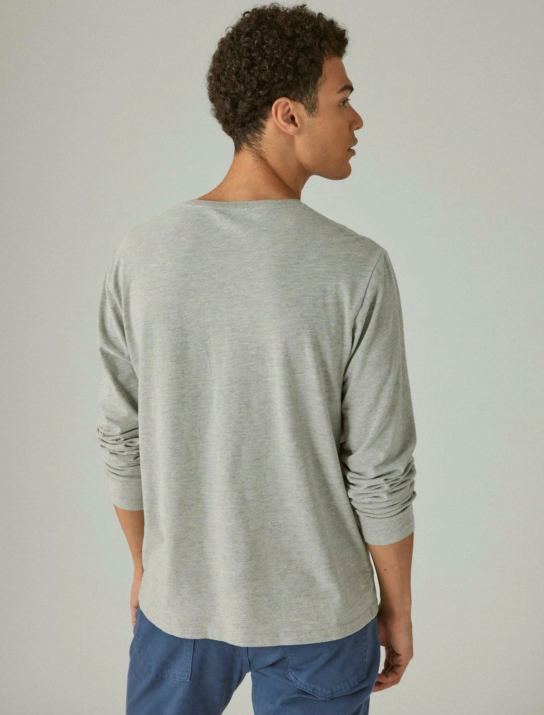 Lucky Brand Mens Sueded Long Sleeve Crew 3 Lucky Brand Mens Sueded Long Sleeve Crew - Image 3