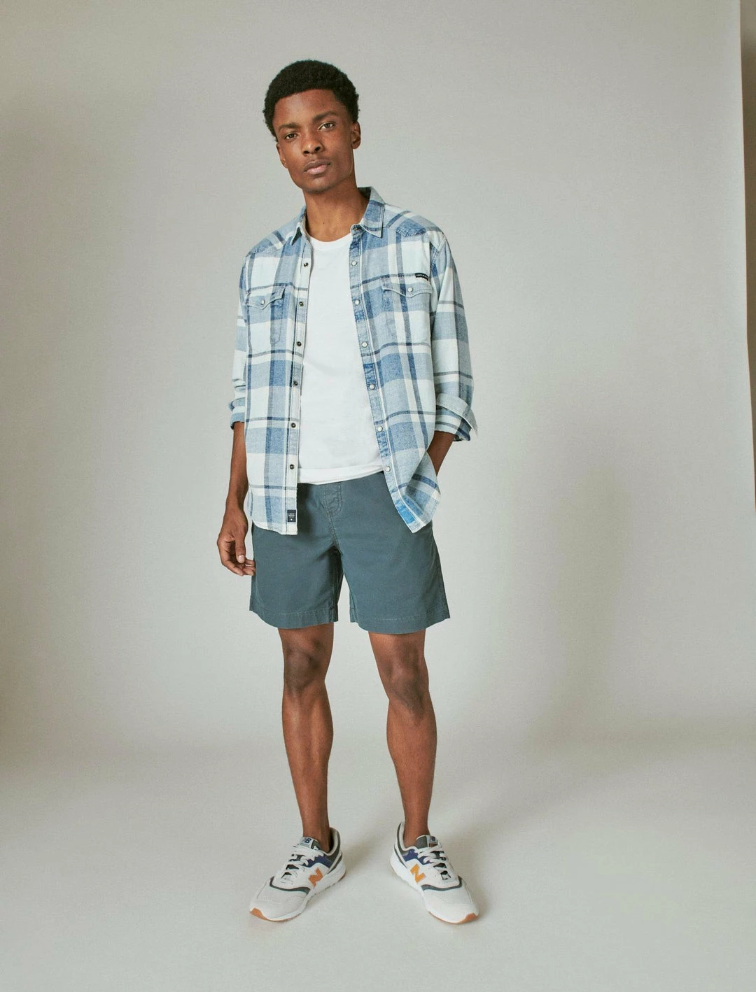 Lucky Brand Mens 7" Pull Up Short 1 Lucky Brand Mens 7" Pull Up Short