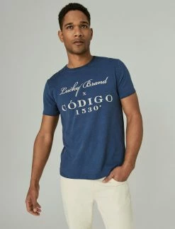 Lucky Brand Mens Codigo 1530 X Lucky Brand Graphic Tee.