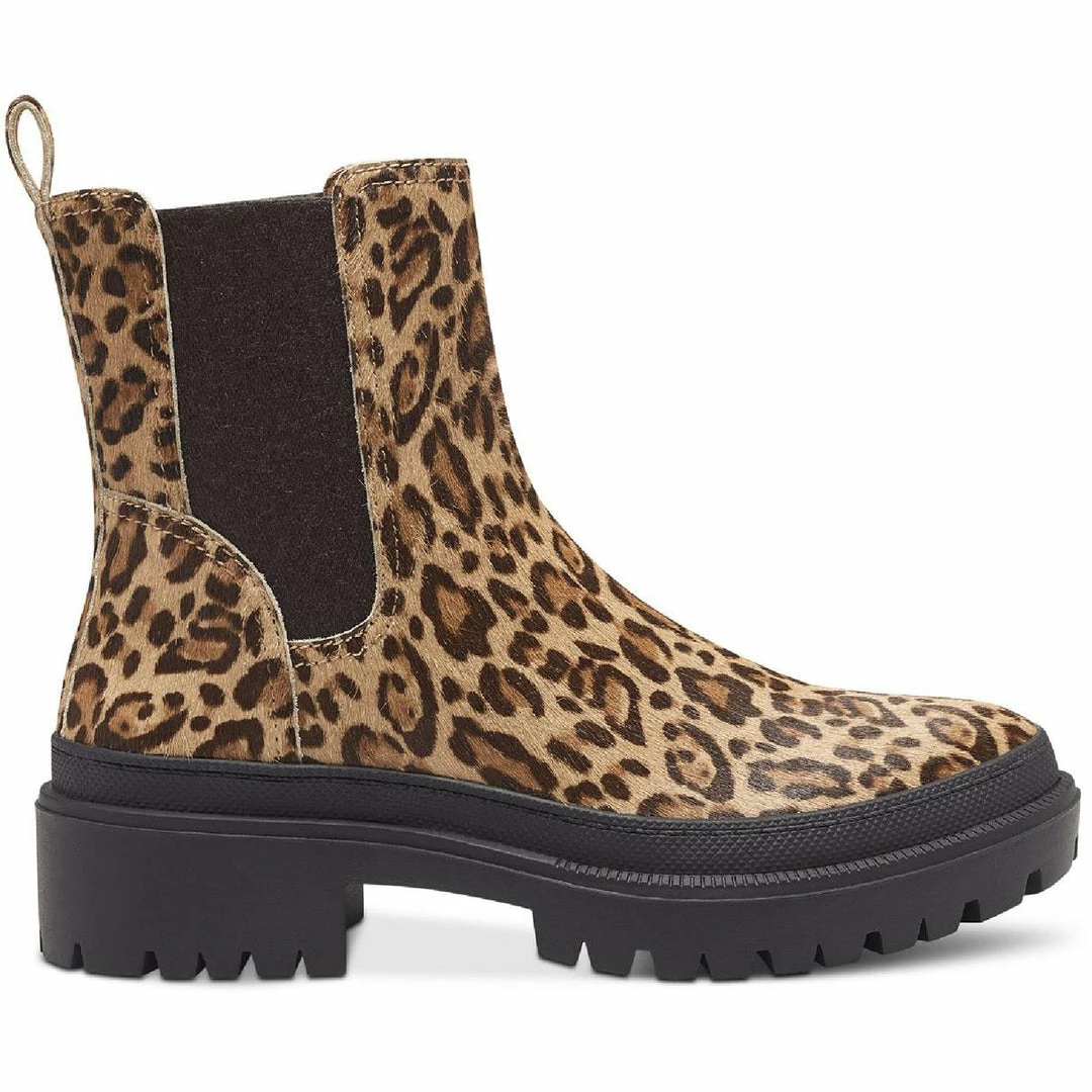 Lucky Brand LK Emali 2 Womens Leather Animal Print Ankle Boots 4 Lucky Brand LK Emali 2 Womens Leather Animal Print Ankle Boots - Image 4