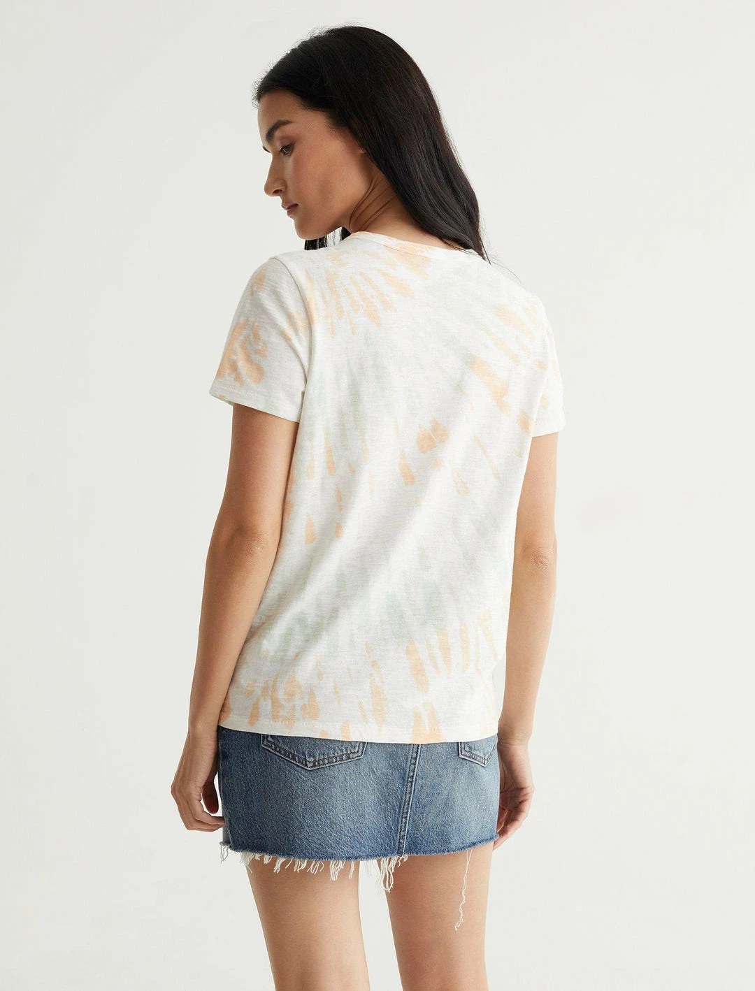 Lucky Brand Womens Lucky Font Classic Tee 4 Lucky Brand Womens Lucky Font Classic Tee - Image 4