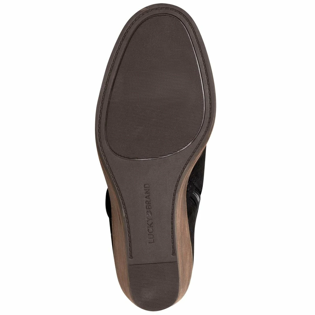 Lucky Brand Zanta Womens Nubuck Wedge Ankle Boots 5 Lucky Brand Zanta Womens Nubuck Wedge Ankle Boots - Image 5
