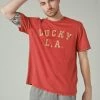 Lucky Brand Mens Vintage Lucky La Graphic Tee