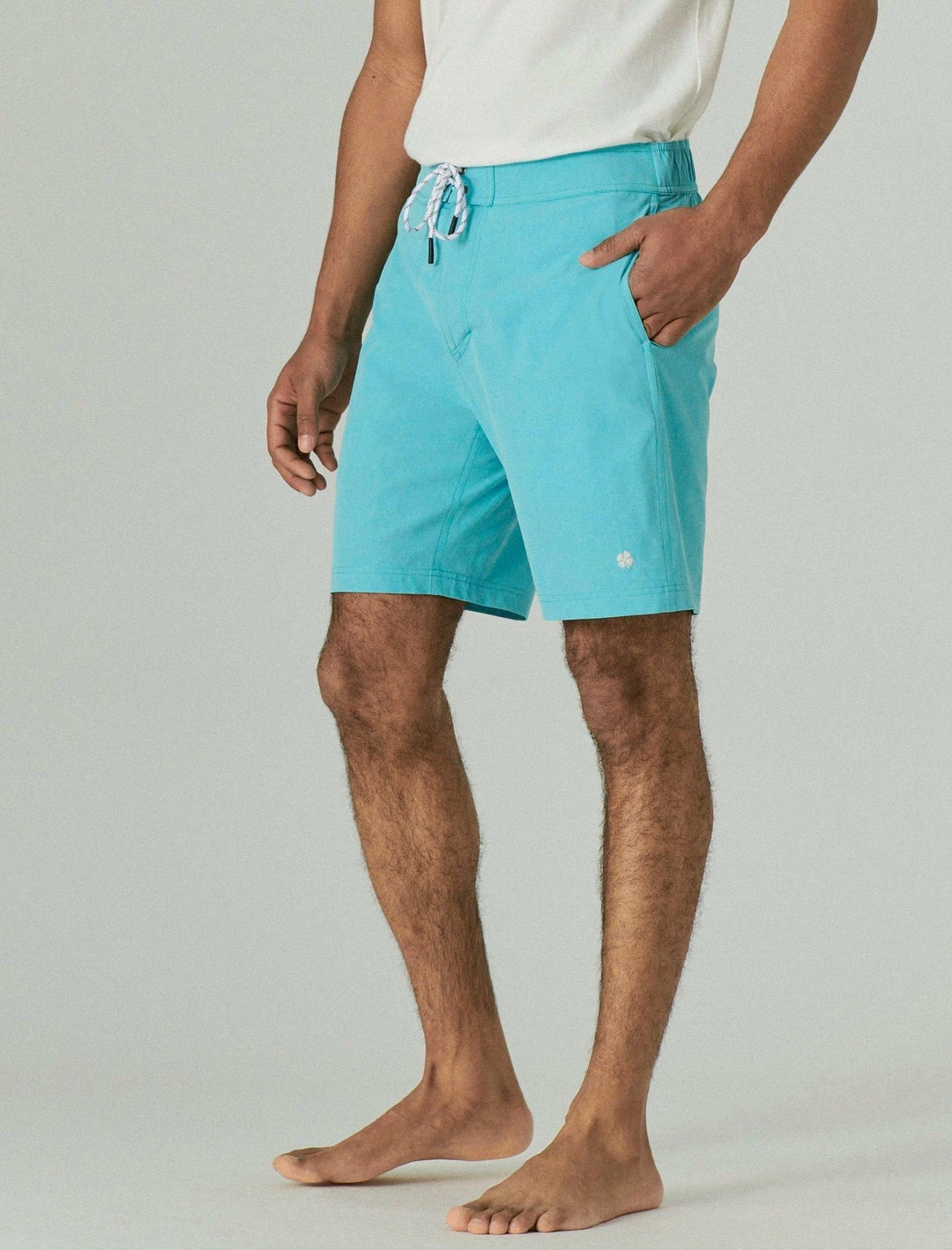 Lucky Brand Mens 8" Stretch Board Short 4 Lucky Brand Mens 8" Stretch Board Short - Image 4