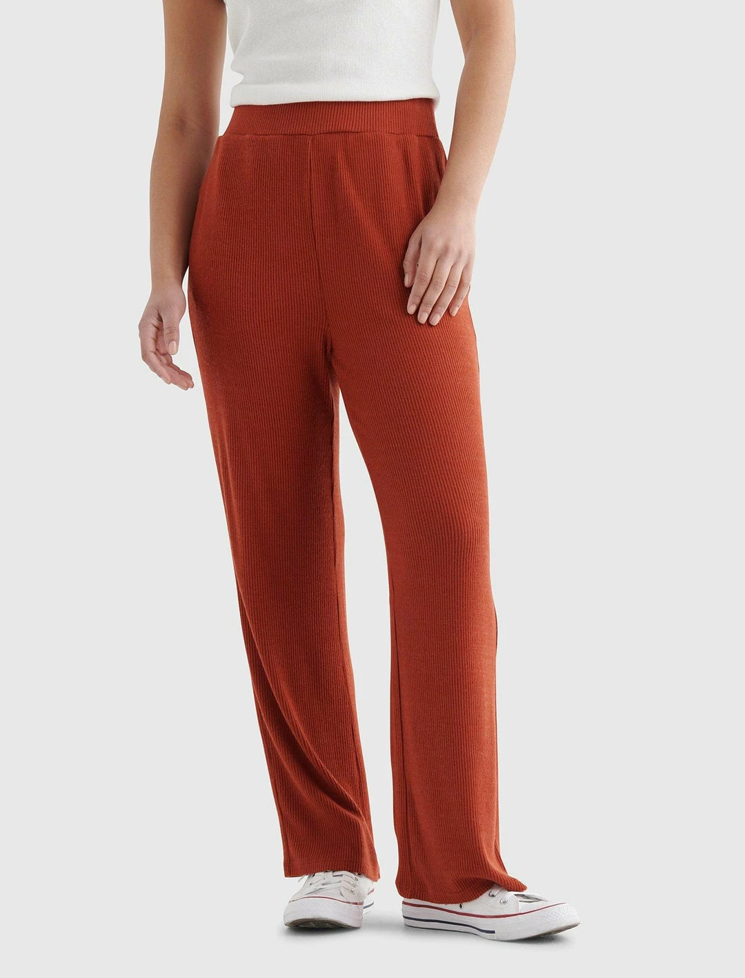 Lucky Brand Womens Cloud Jersey Wide-Leg Cropped Pant 2 Lucky Brand Womens Cloud Jersey Wide-Leg Cropped Pant - Image 2