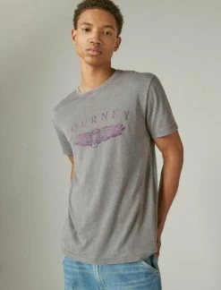 Lucky Brand Mens Journey Graphic Tee