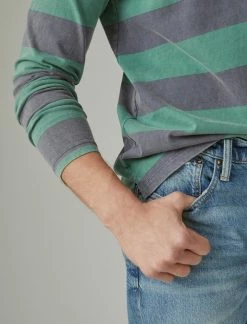 Lucky Brand Mens Sueded Jersey Long Sleeve Rugby Stripe Polo -Cheap Lucky Brand Store 9b6bd74336ac47d881bc879409571ad3 1080x