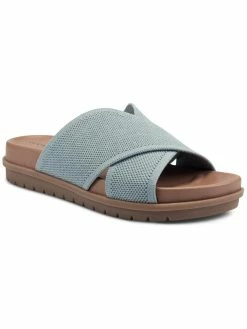 Lucky Brand Sieko Womens Woven Slide On Slide Sandals