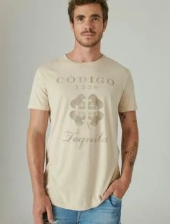 Lucky Brand Mens Codigo 1530 X Lucky Brand Logo Tee