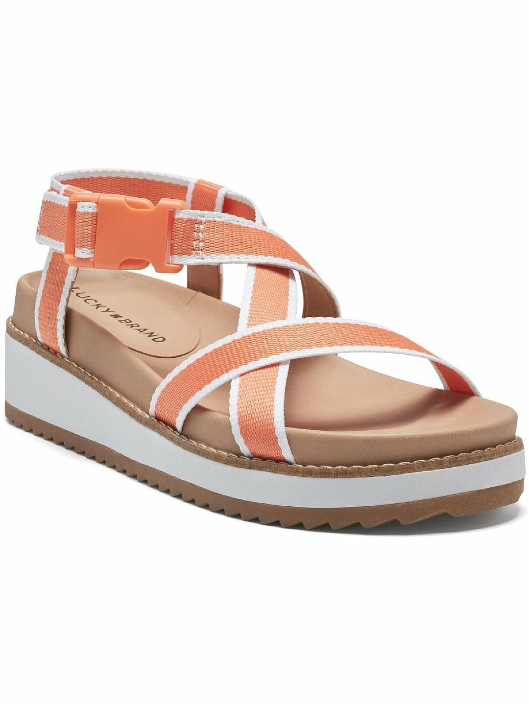 Lucky Brand Imbae Womens Peep Toe Casual Slingback Sandals 5 Lucky Brand Imbae Womens Peep Toe Casual Slingback Sandals - Image 5