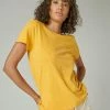 Lucky Brand Womens Lucky Brand Rose Crew Tee