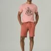 Lucky Brand Mens Venice Burnout Short