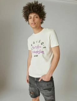 Lucky Brand Mens Aretha Franklin Graphic Tee