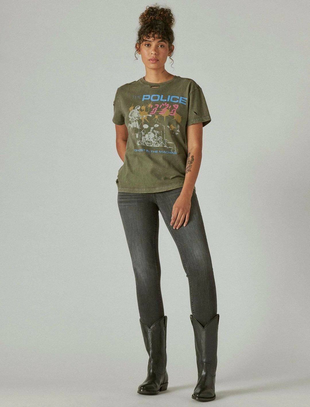 Lucky Brand Womens The Police Boyfriend Tee 3 Lucky Brand Womens The Police Boyfriend Tee - Image 3