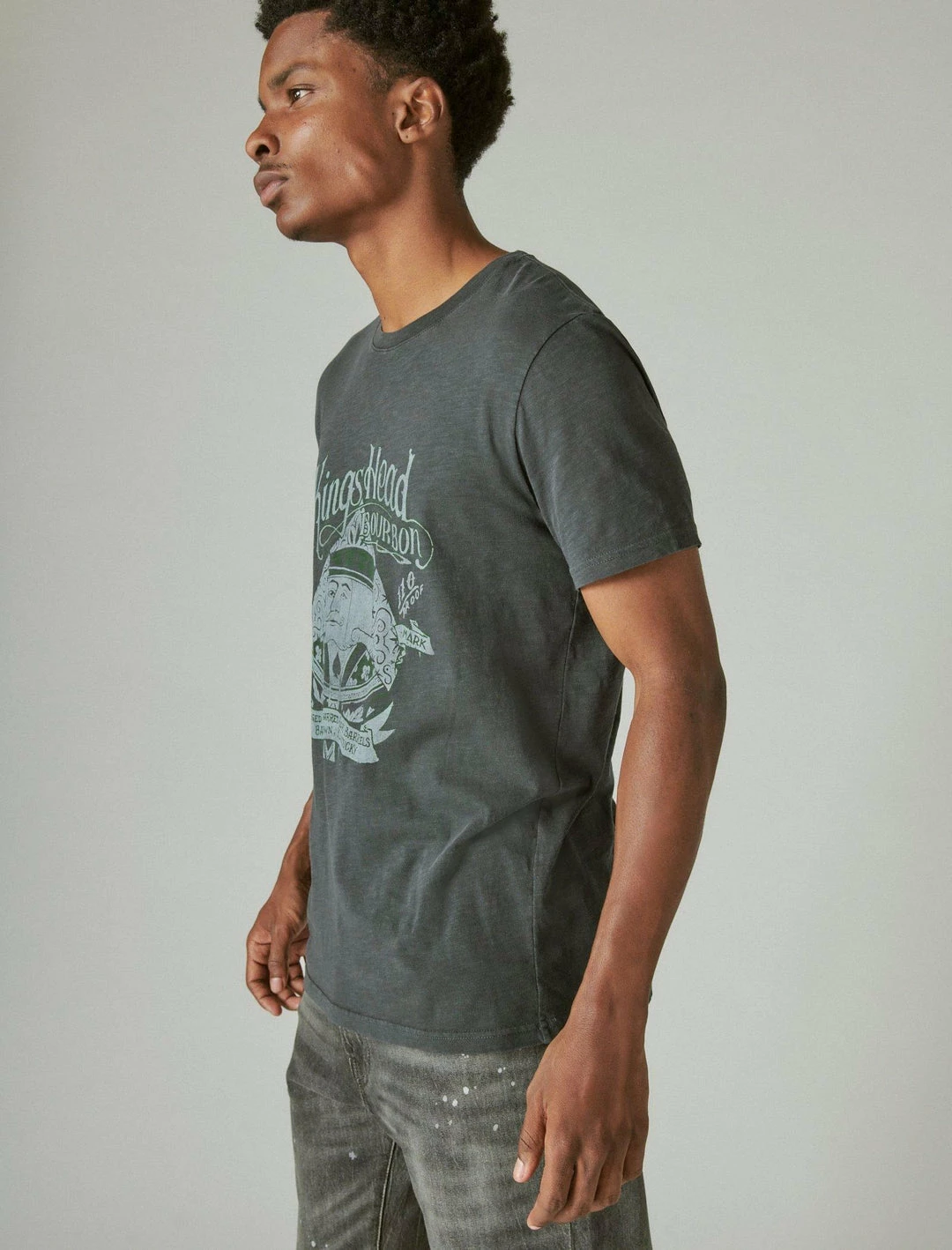 Lucky Brand Mens Kingshead Bourbon Graphic Tee 3 Lucky Brand Mens Kingshead Bourbon Graphic Tee - Image 3